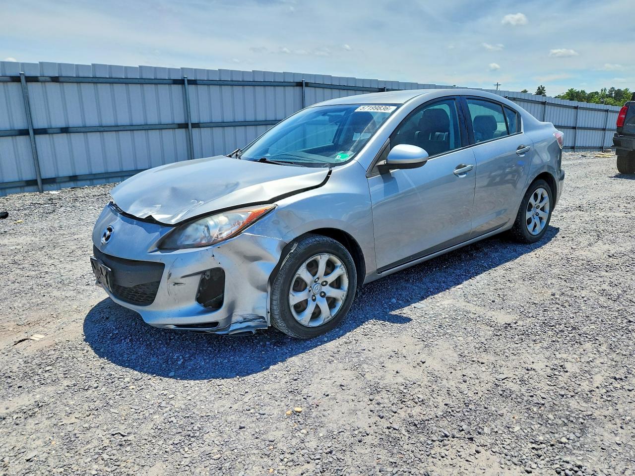 2013 Mazda 3 Silver vin: JM1BL1TG1D1774790