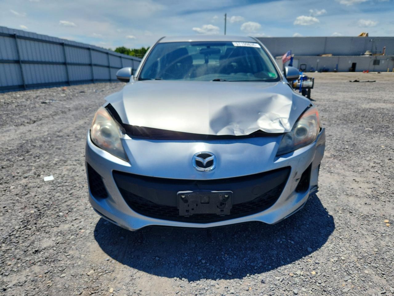 2013 Mazda 3 Silver vin: JM1BL1TG1D1774790