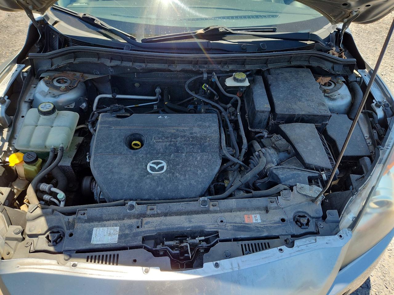 2013 Mazda 3 Silver vin: JM1BL1TG1D1774790