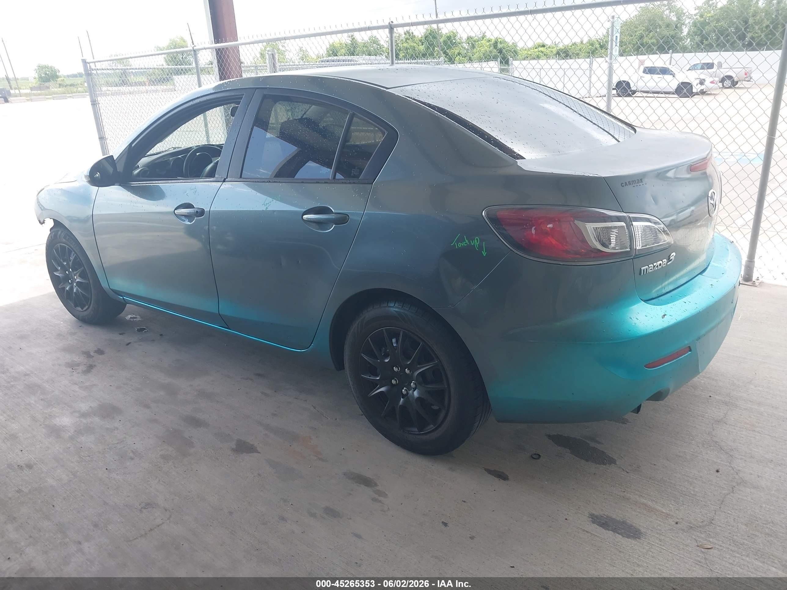 2013 Mazda Mazda3 I Sv Green vin: JM1BL1TG1D1778578