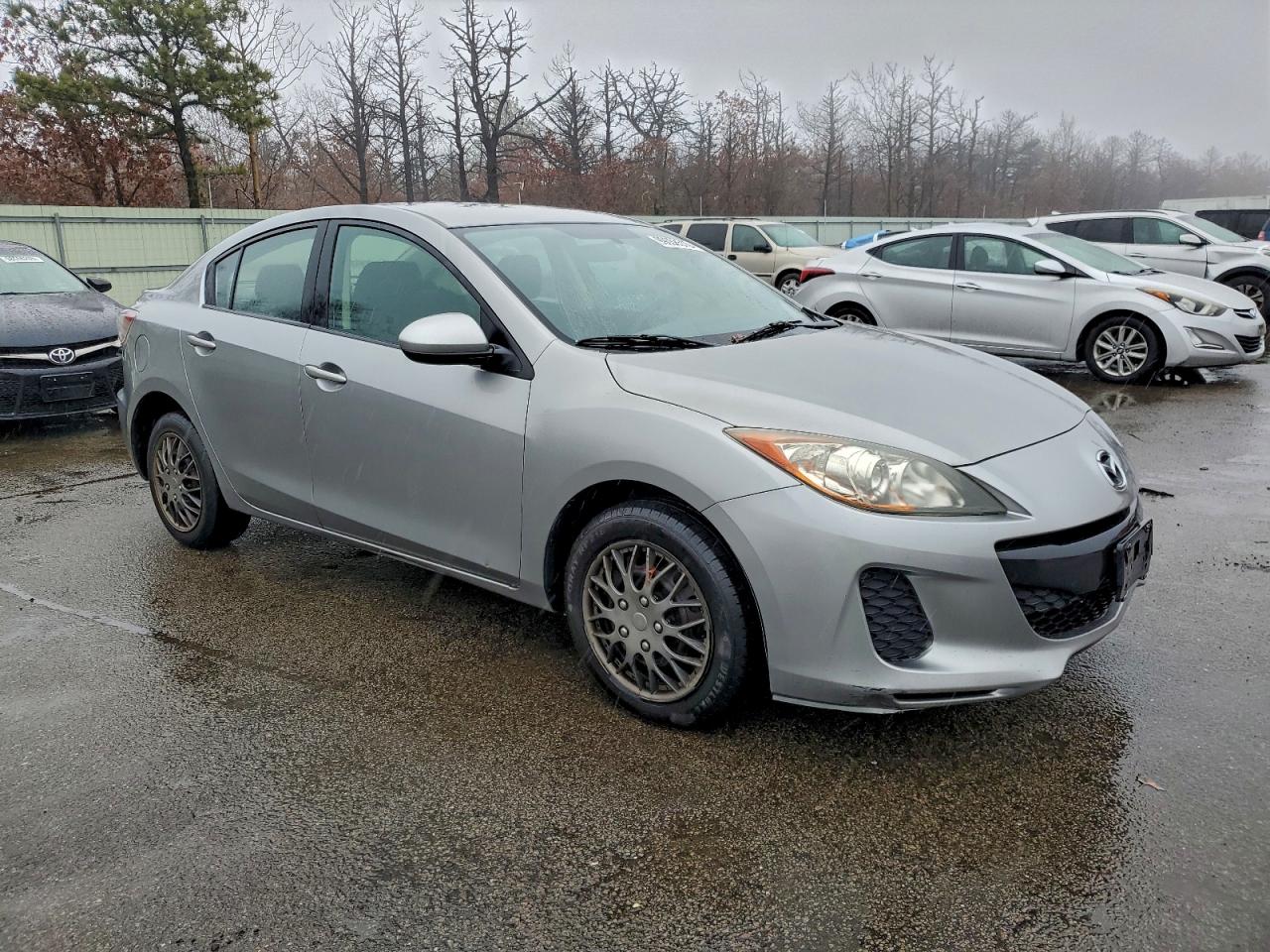 2013 Mazda 3 I Silver vin: JM1BL1TG1D1787944