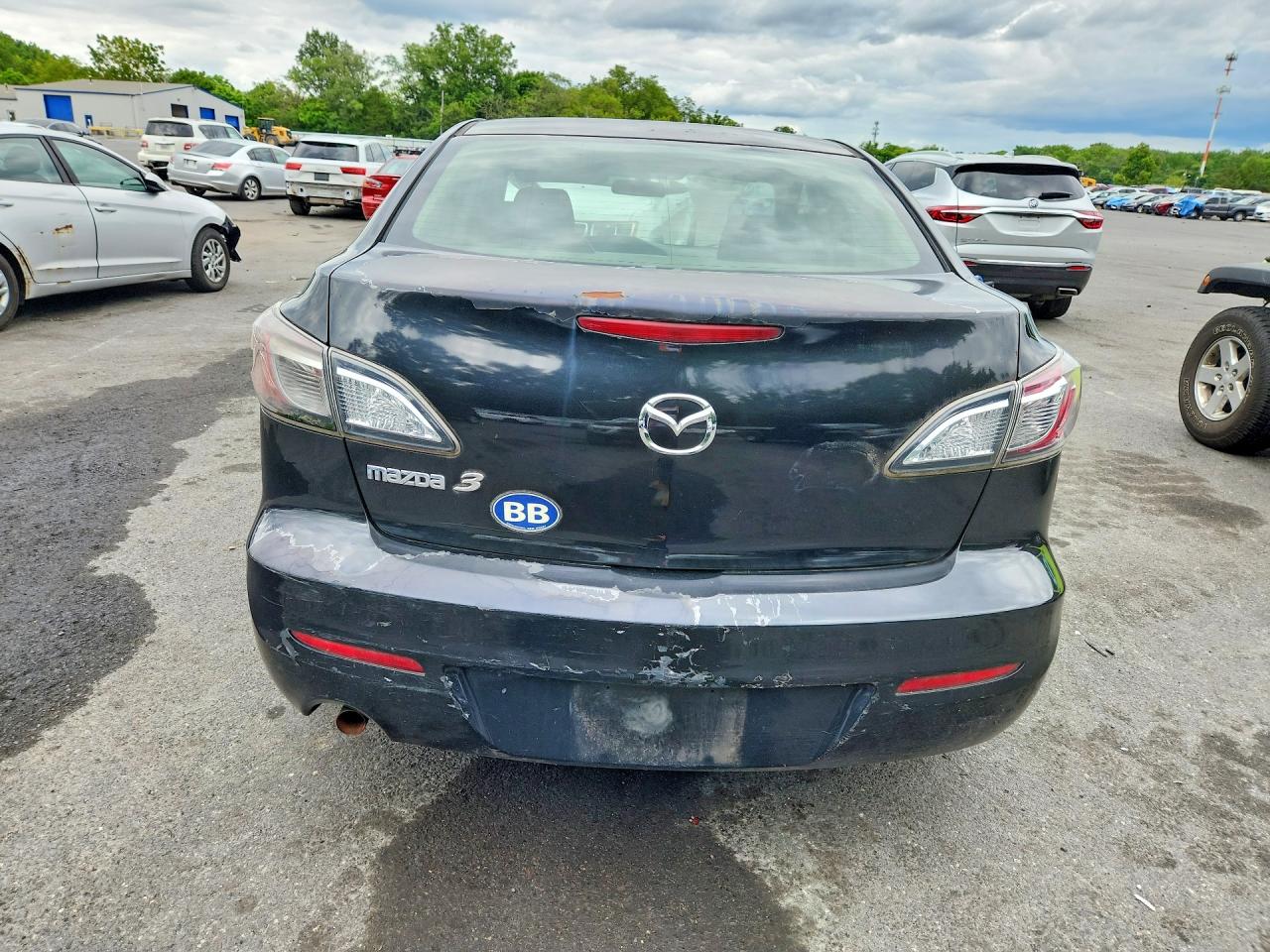 2013 Mazda 3 I Black vin: JM1BL1TG2D1766360