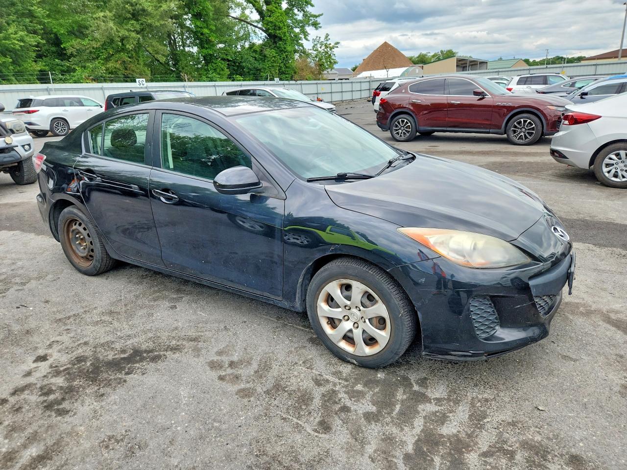 2013 Mazda 3 I Black vin: JM1BL1TG2D1766360
