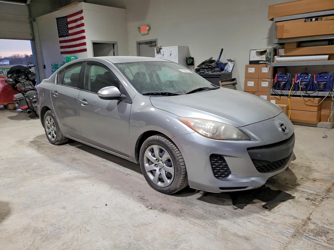 2013 Mazda 3 I White vin: JM1BL1TG2D1822412