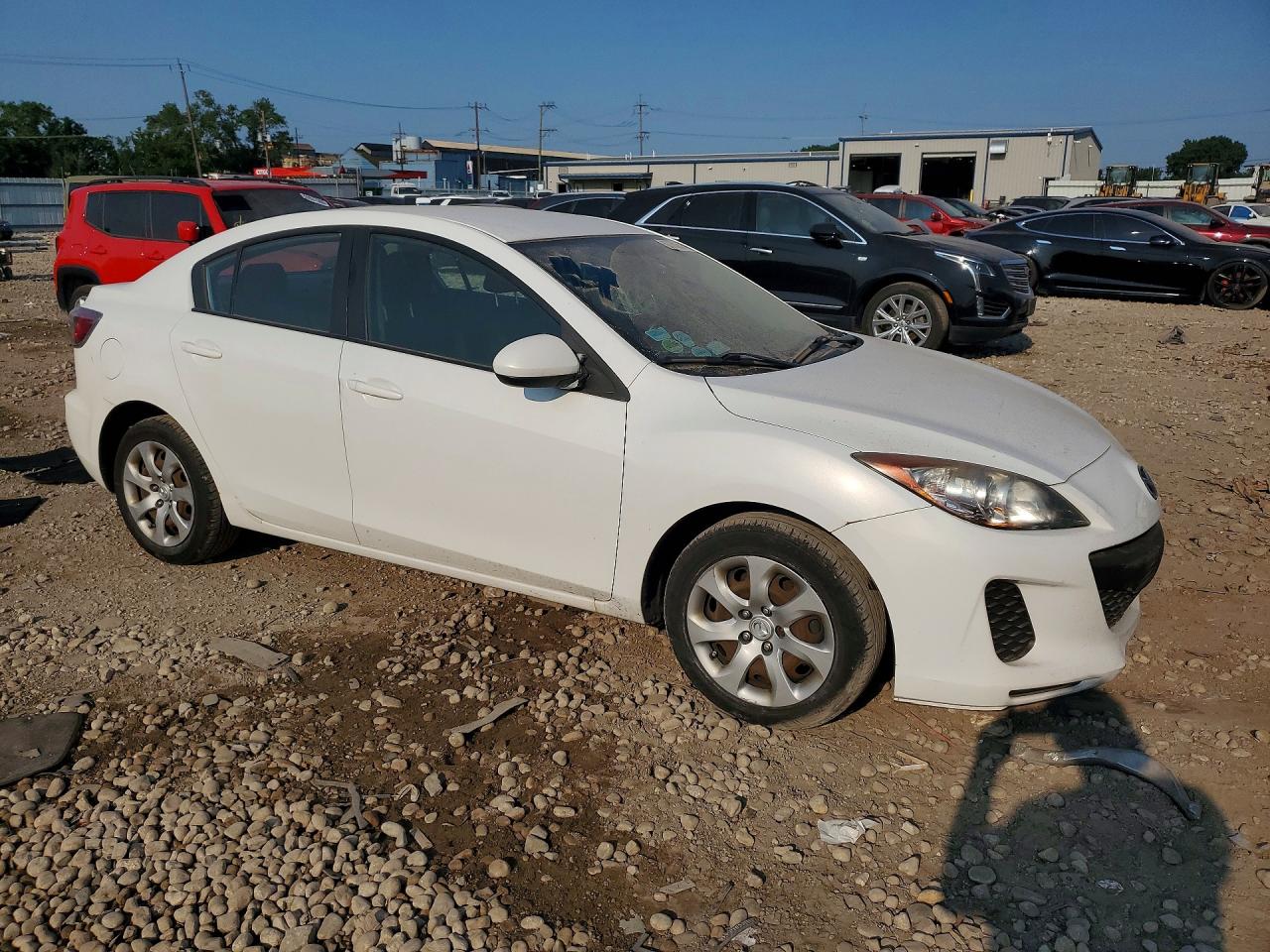 2013 Mazda 3 I Белый vin: JM1BL1TG3D1742990