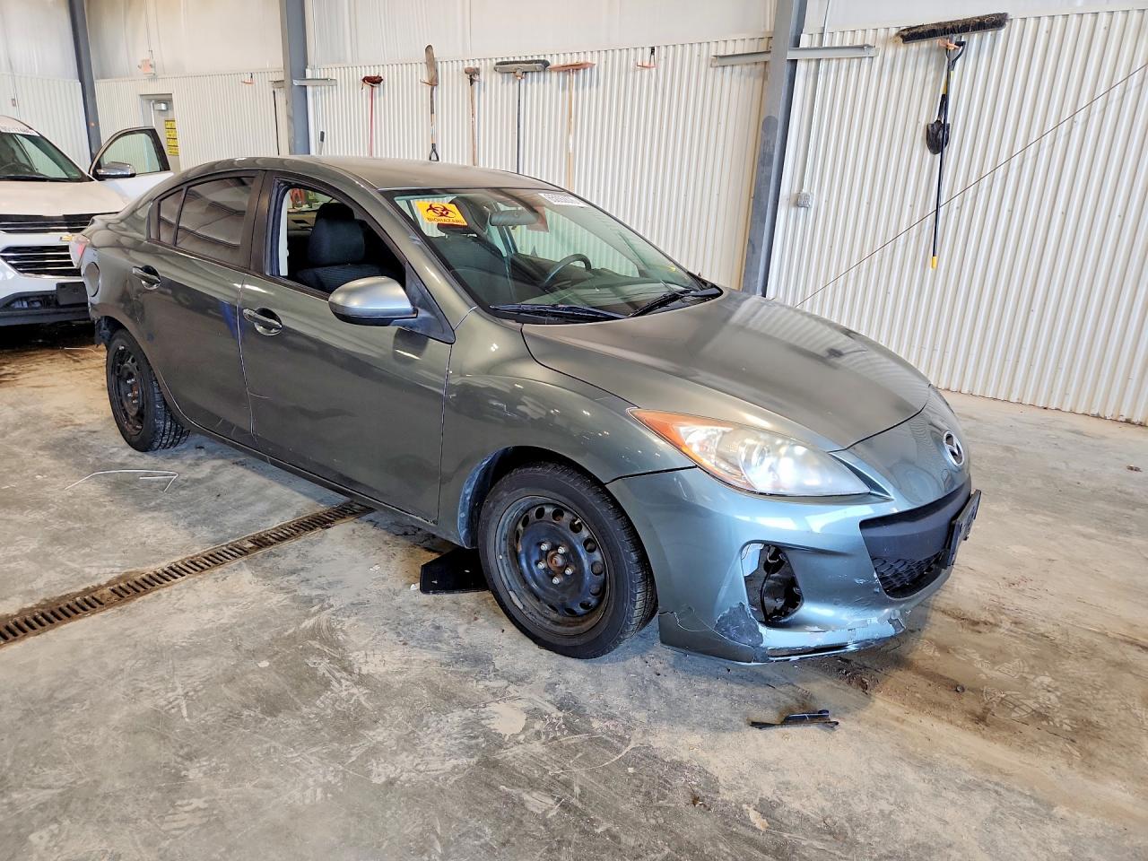 2013 Mazda 3 I Gray vin: JM1BL1TG3D1764732