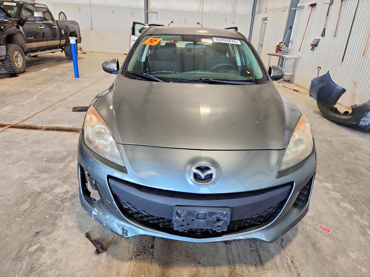 2013 Mazda 3 I Gray vin: JM1BL1TG3D1764732