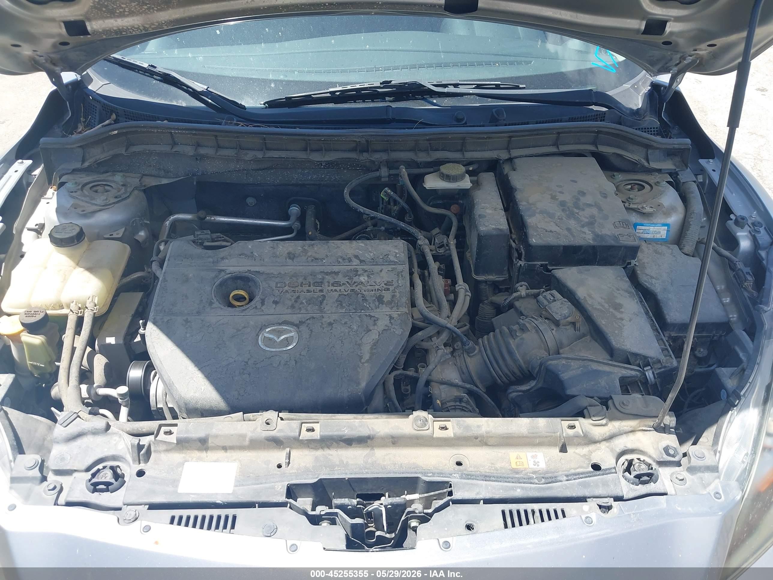2013 Mazda Mazda3 I Sv Gray vin: JM1BL1TG3D1765802