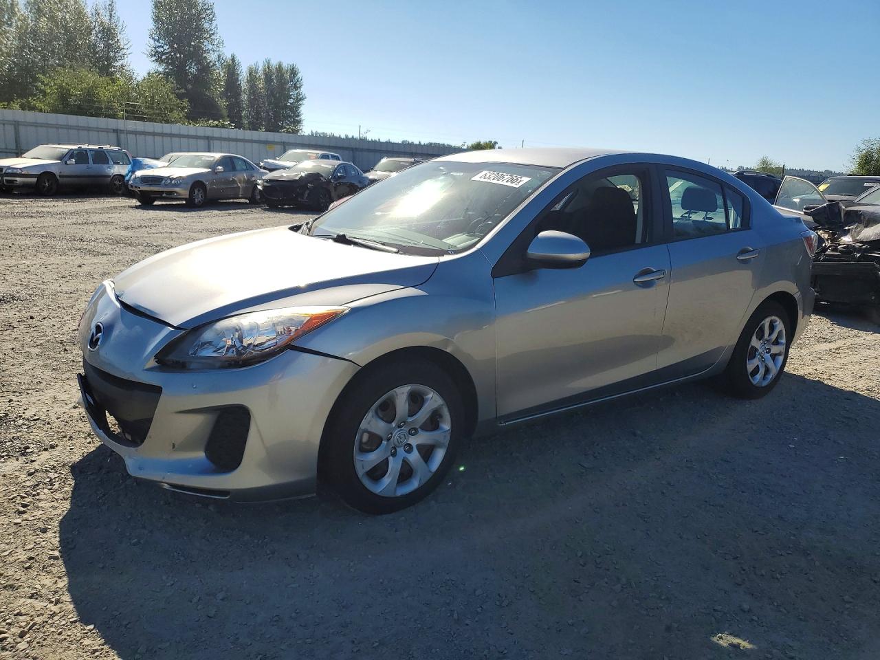 2013 Mazda 3 I Silver vin: JM1BL1TG4D1761547