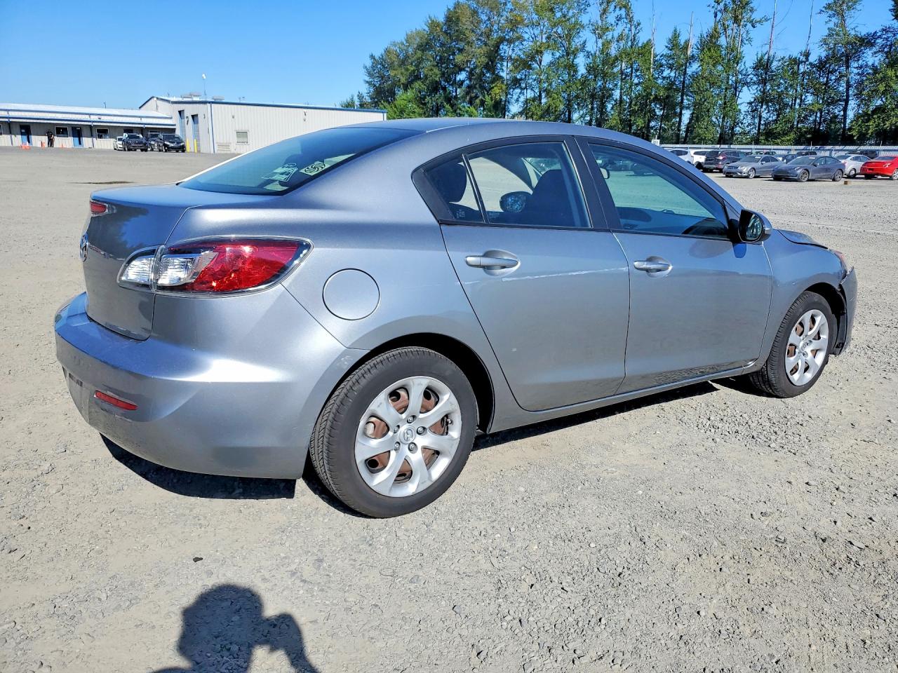 2013 Mazda 3 I Silver vin: JM1BL1TG4D1761547