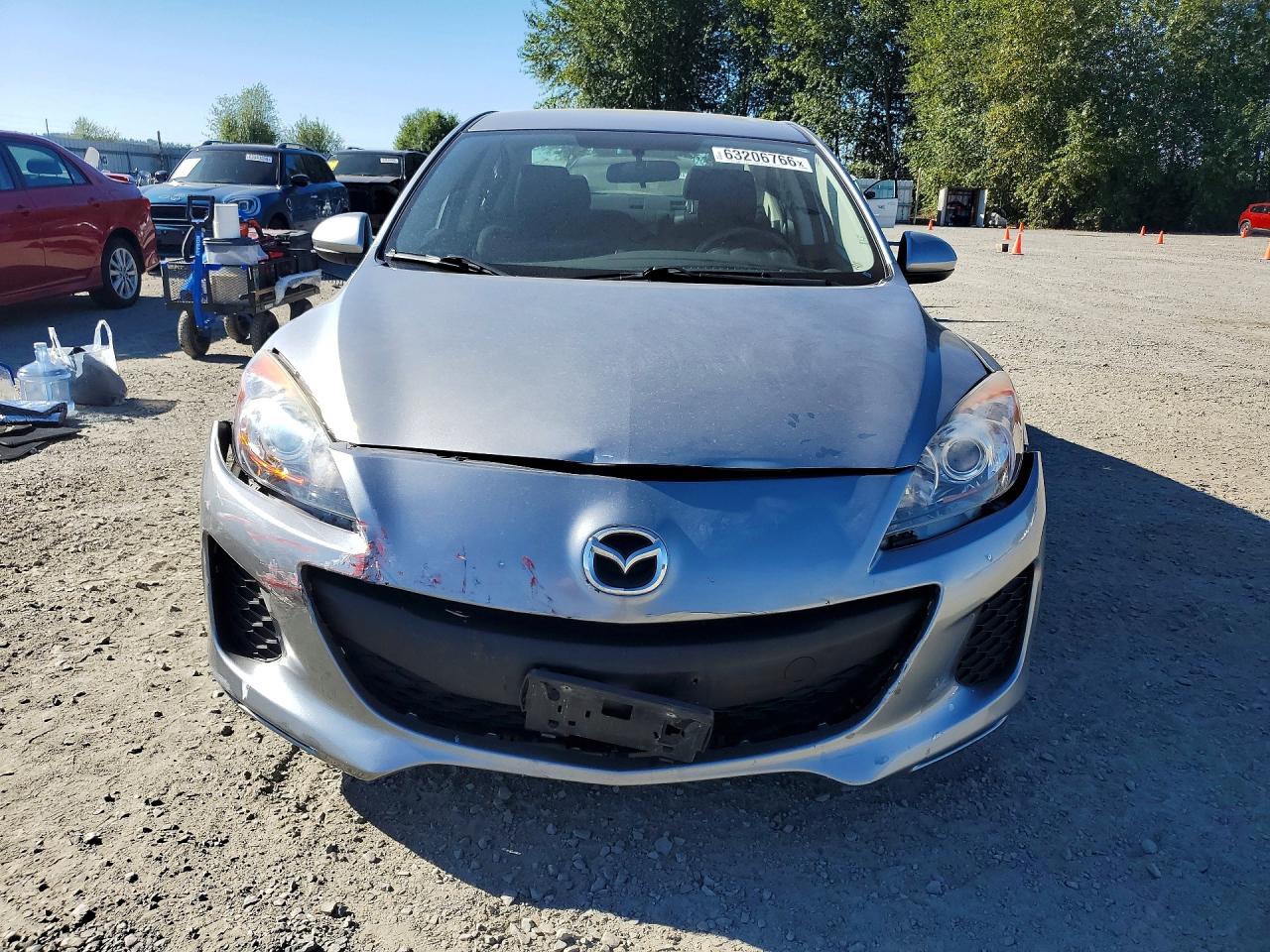 2013 Mazda 3 I Silver vin: JM1BL1TG4D1761547