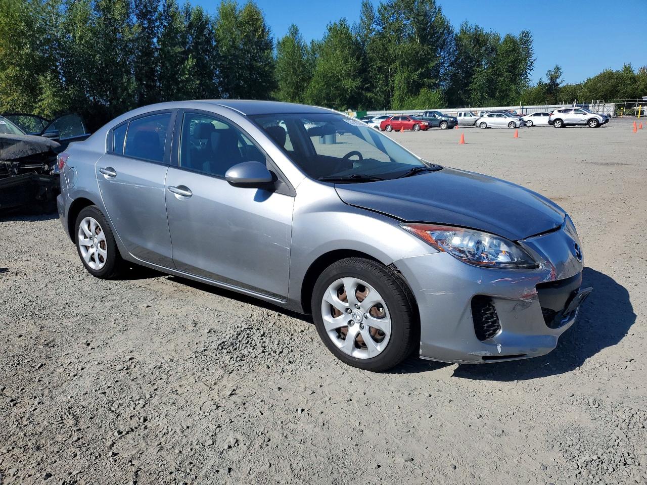 2013 Mazda 3 I Silver vin: JM1BL1TG4D1761547
