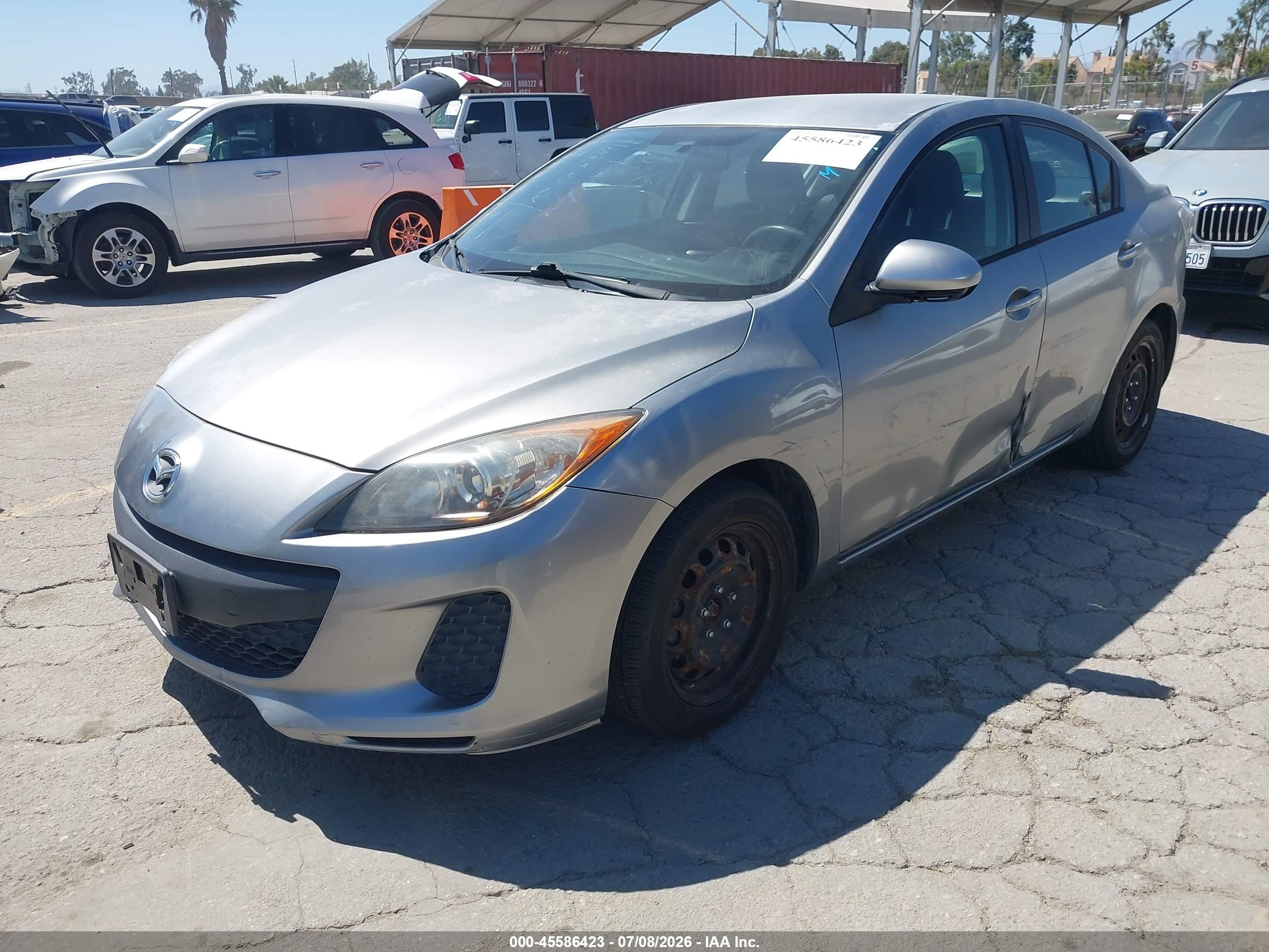 2013 Mazda Mazda3 I Sv Gray vin: JM1BL1TG4D1765999