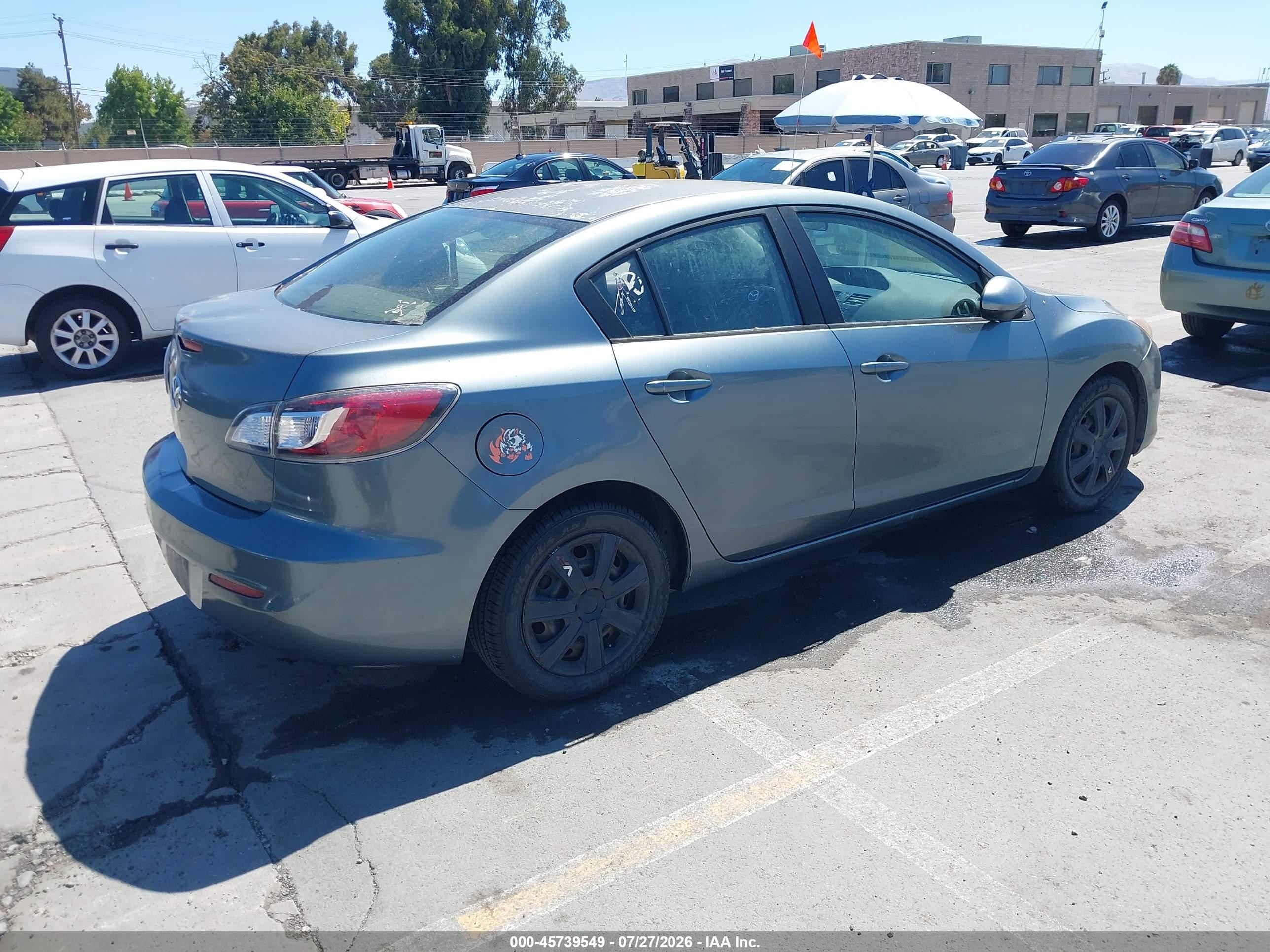 2013 Mazda Mazda3 I Sv Blue vin: JM1BL1TG4D1770989