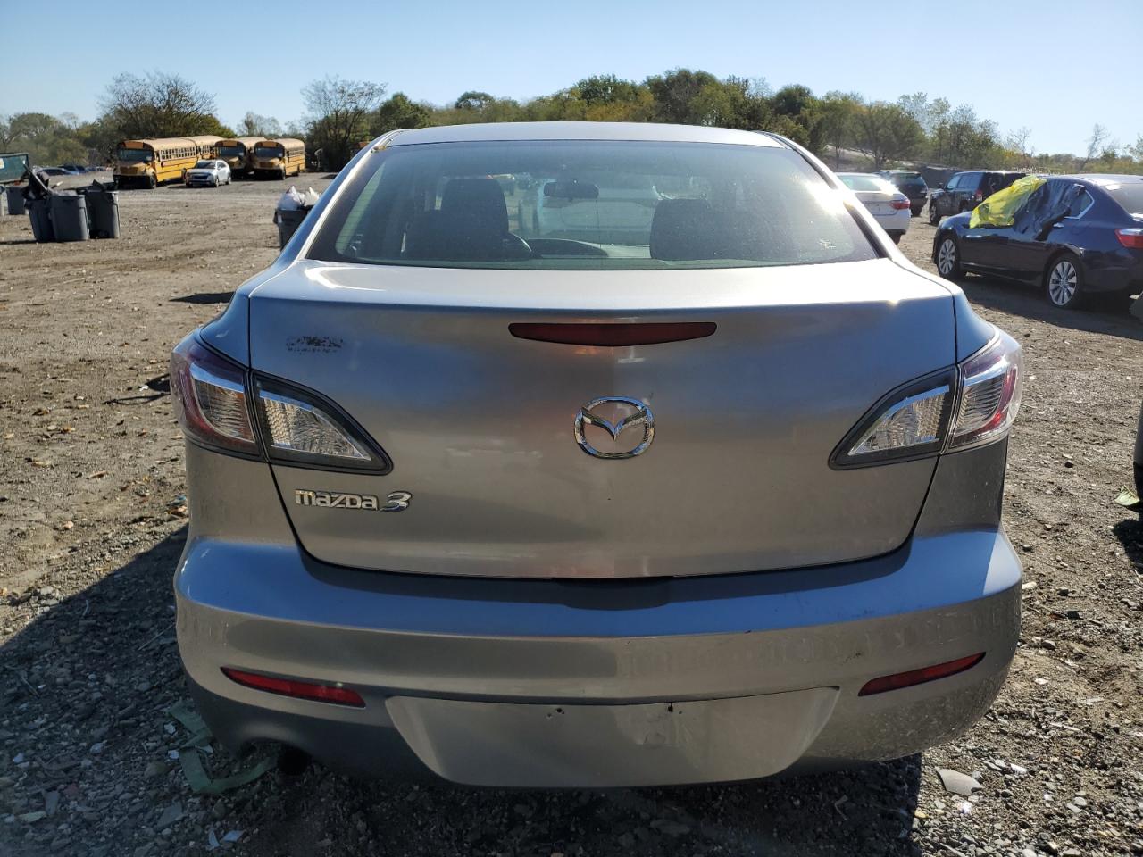 2013 Mazda 3 I Silver vin: JM1BL1TG5D1757555