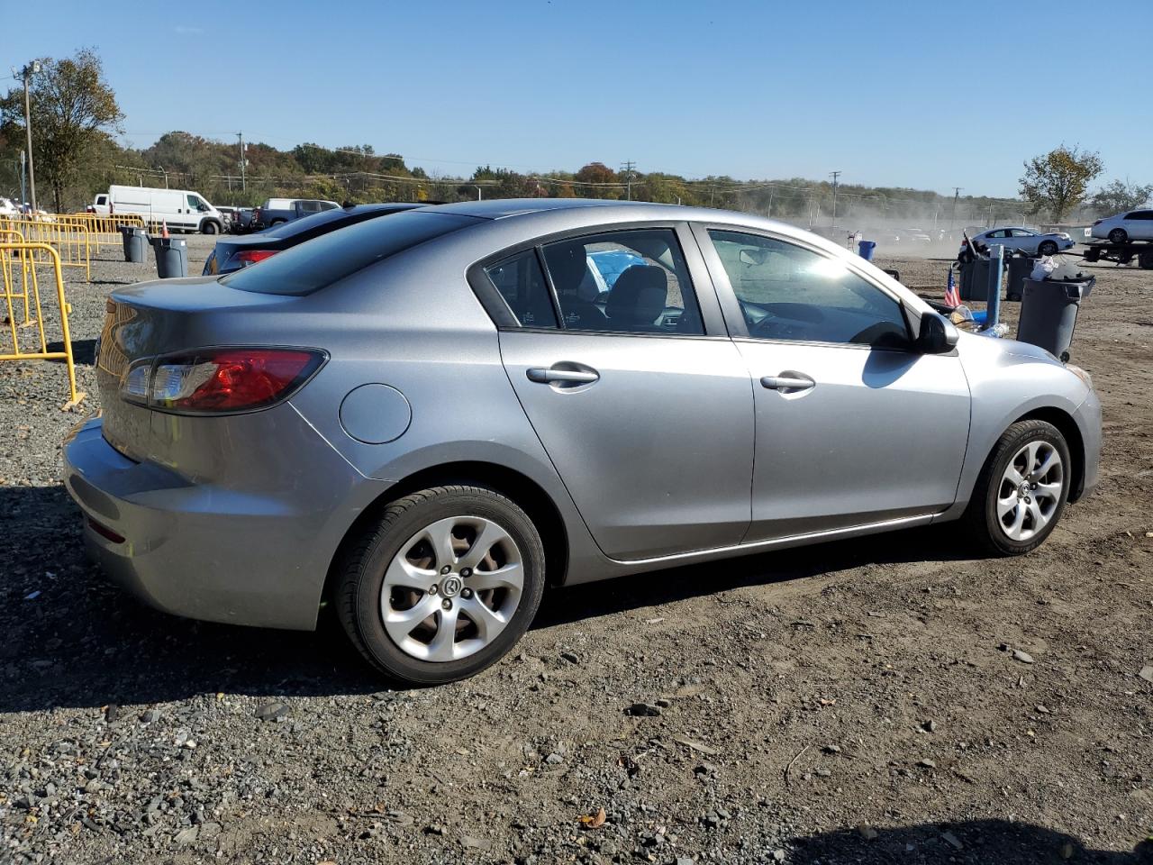 2013 Mazda 3 I Silver vin: JM1BL1TG5D1757555