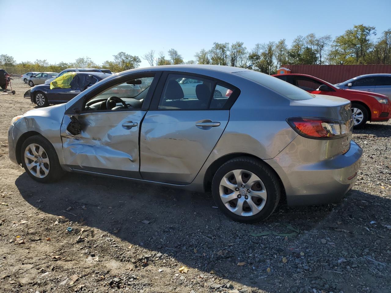 2013 Mazda 3 I Silver vin: JM1BL1TG5D1757555