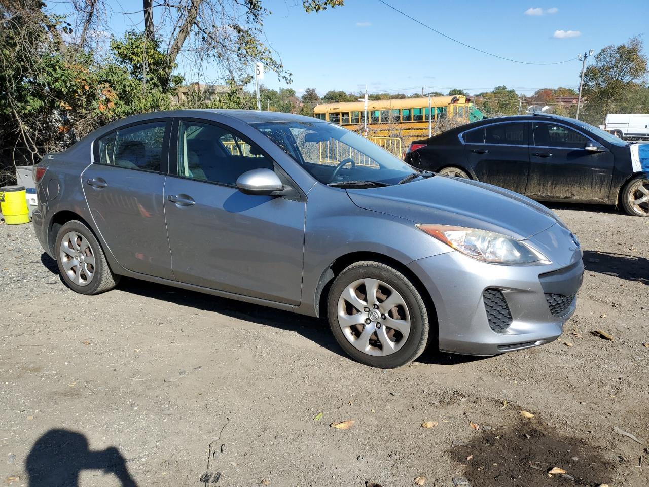 2013 Mazda 3 I Silver vin: JM1BL1TG5D1757555
