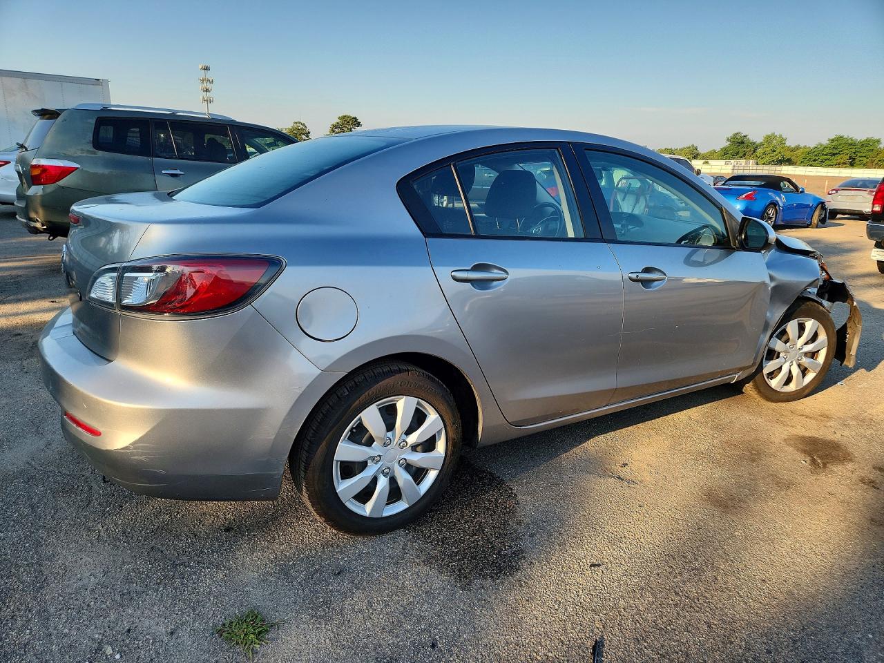 2013 Mazda 3 I Silver vin: JM1BL1TG6D1705447
