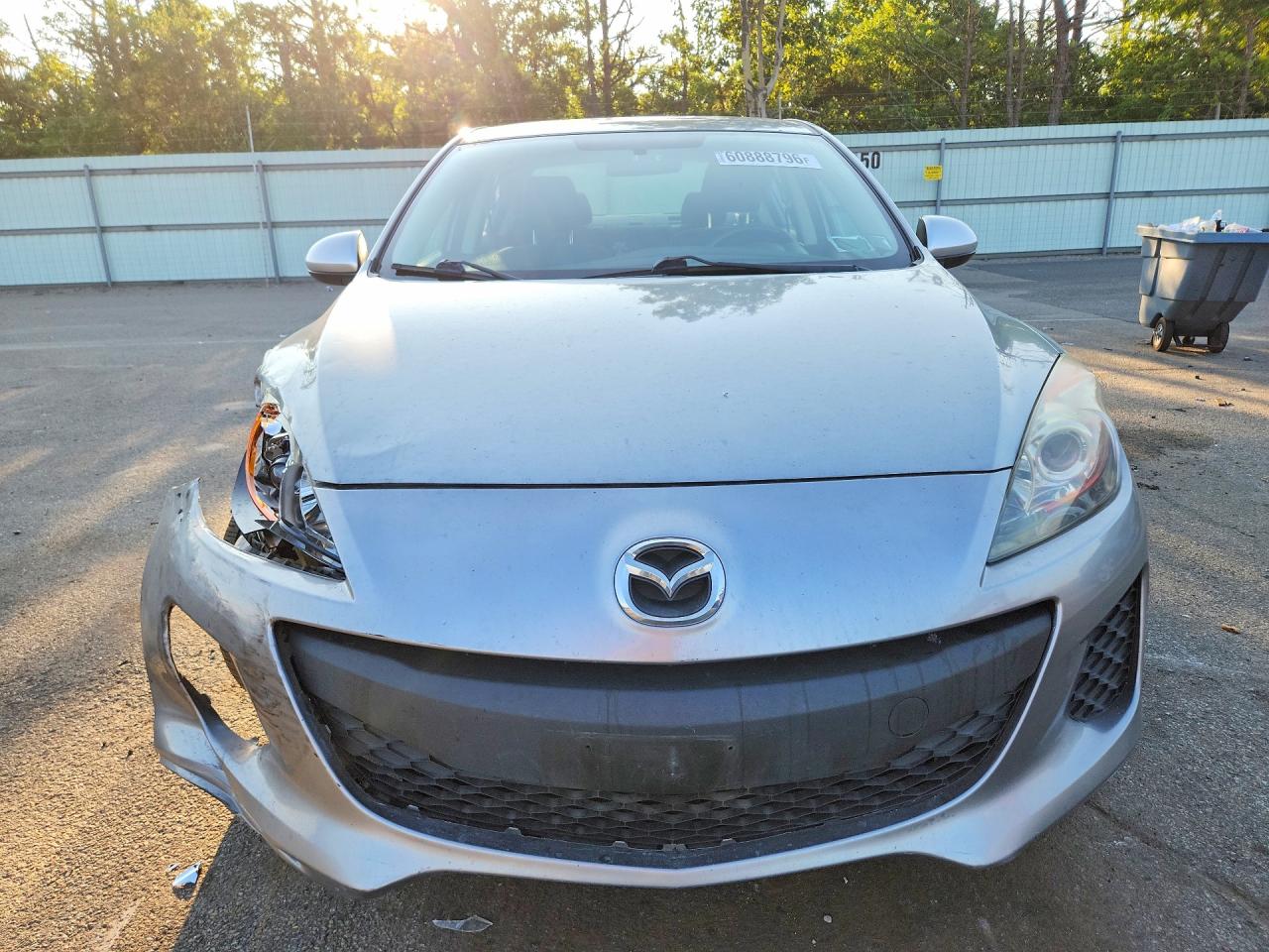 2013 Mazda 3 I Silver vin: JM1BL1TG6D1705447