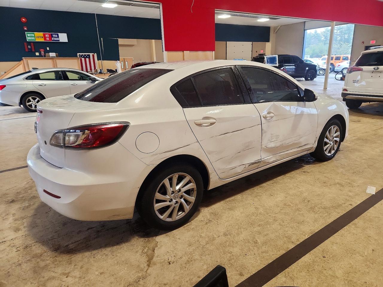 2013 Mazda Mazda 3 White vin: JM1BL1TG6D1810215