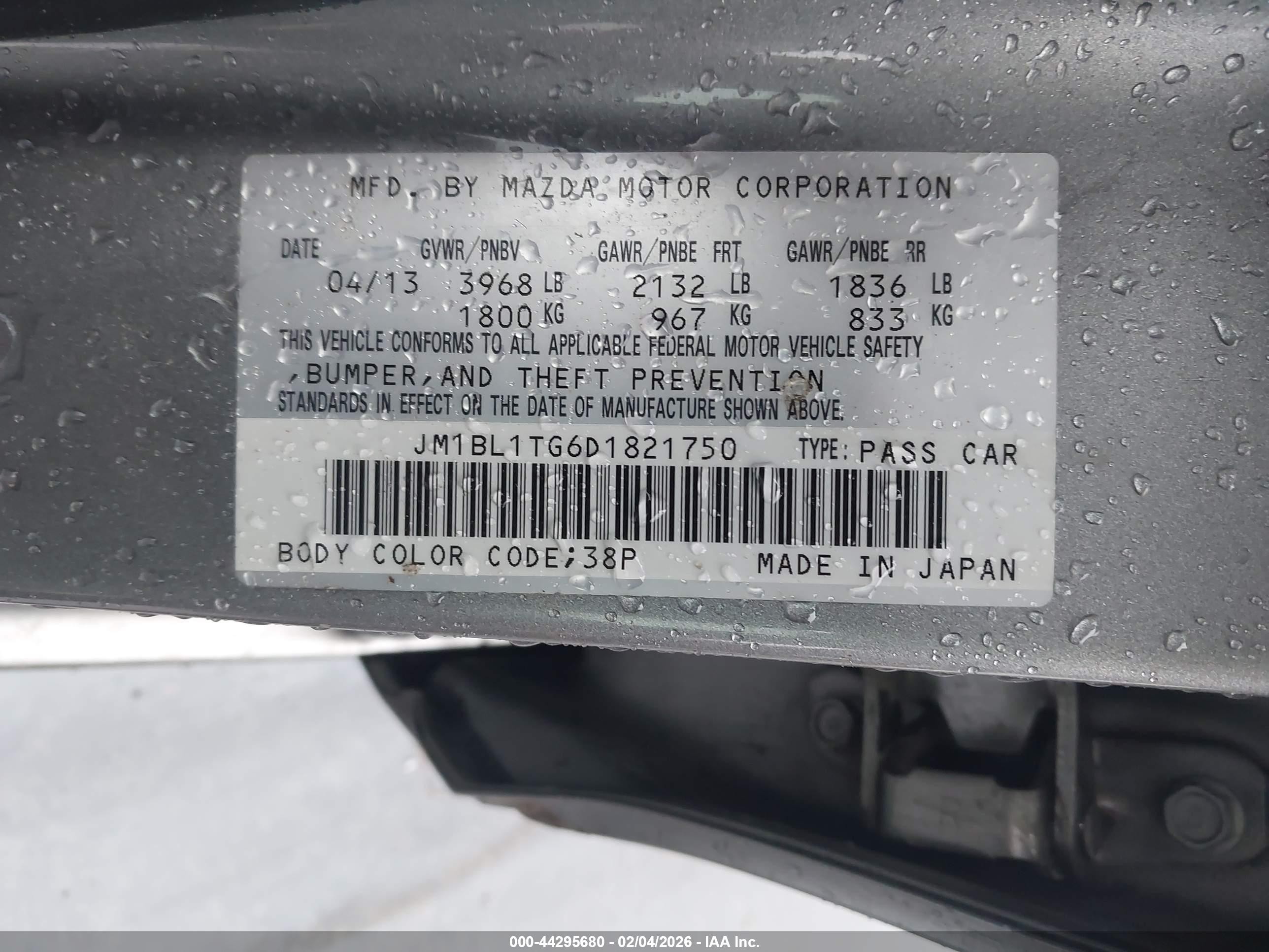 2013 Mazda Mazda3 I Sv Silver vin: JM1BL1TG6D1821750