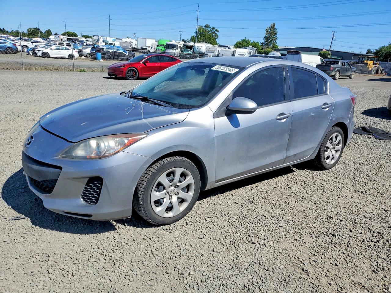 2013 Mazda 3 I Silver vin: JM1BL1TG7D1763776