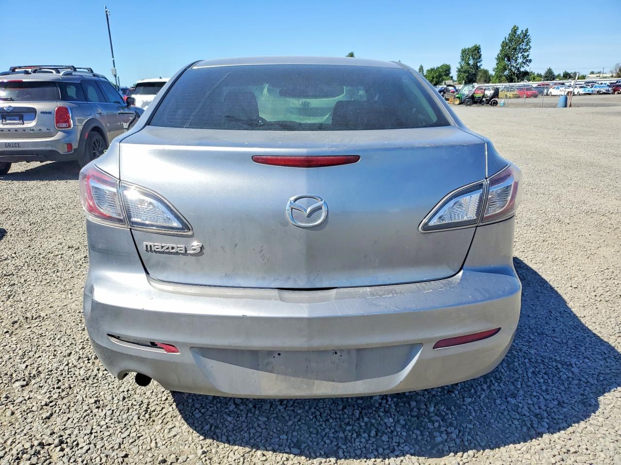2013 Mazda 3 I Silver vin: JM1BL1TG7D1763776