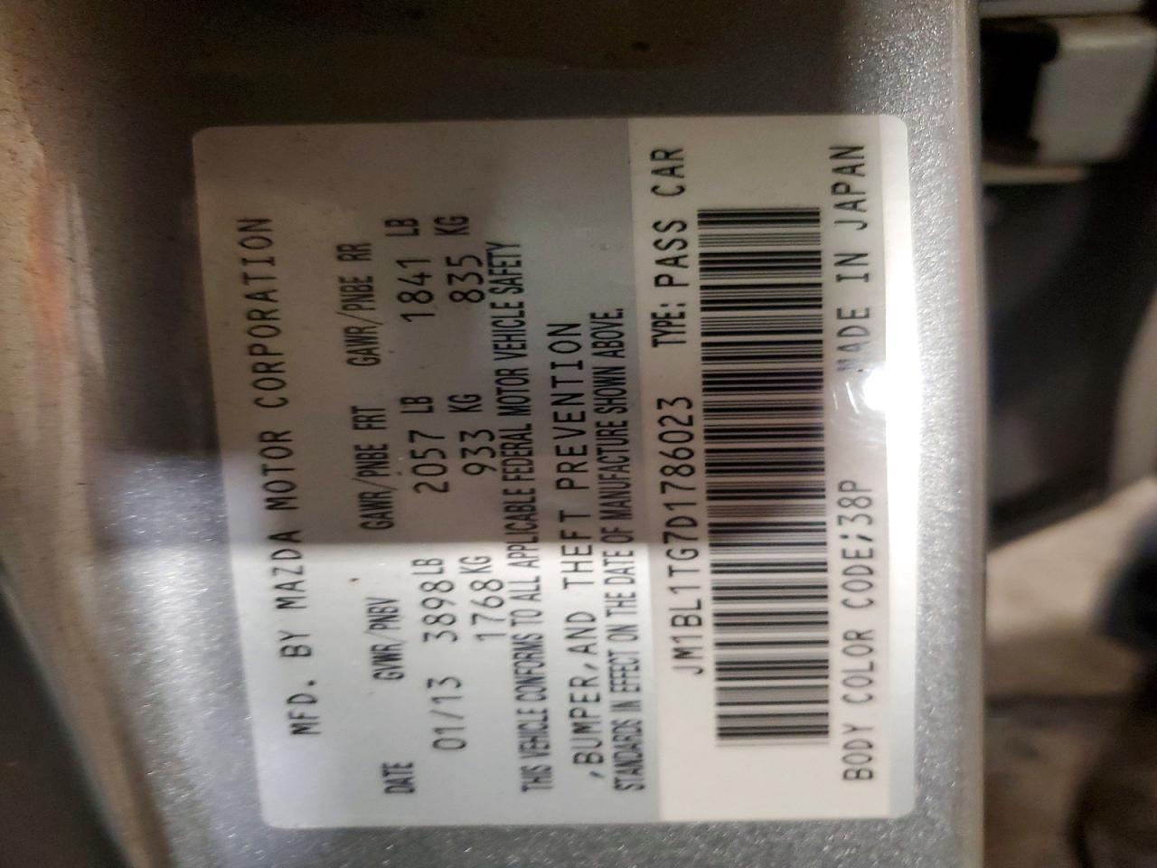 2013 Mazda 3 I Silver vin: JM1BL1TG7D1786023