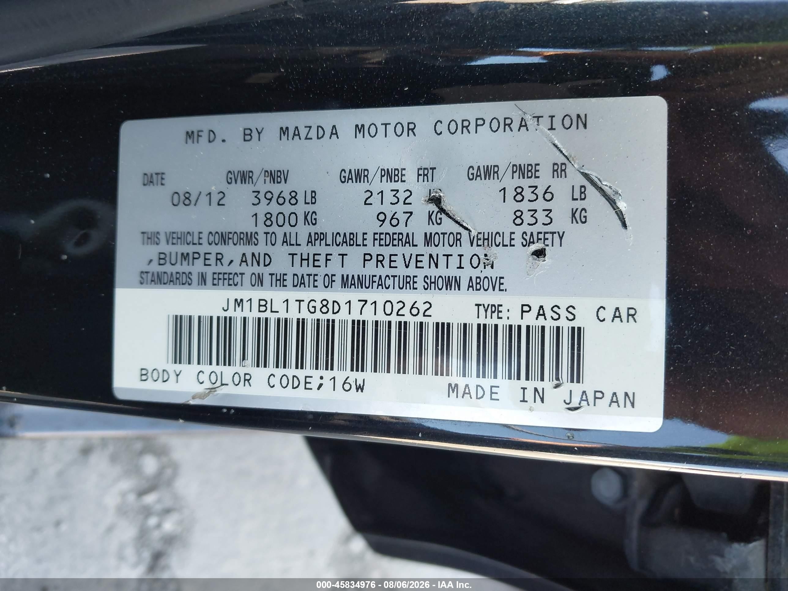 2013 Mazda Mazda3 I Sv Black vin: JM1BL1TG8D1710262