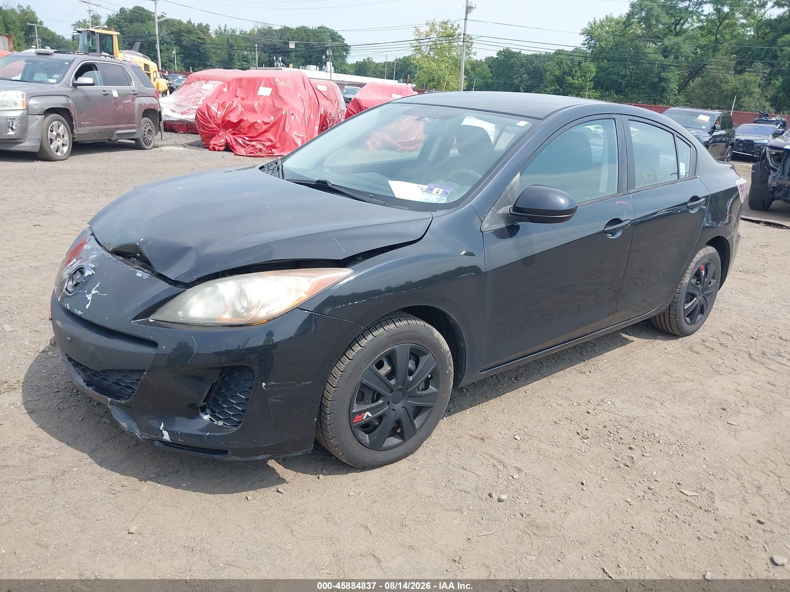 2013 Mazda Mazda3 I Sv Черный vin: JM1BL1TG8D1809292