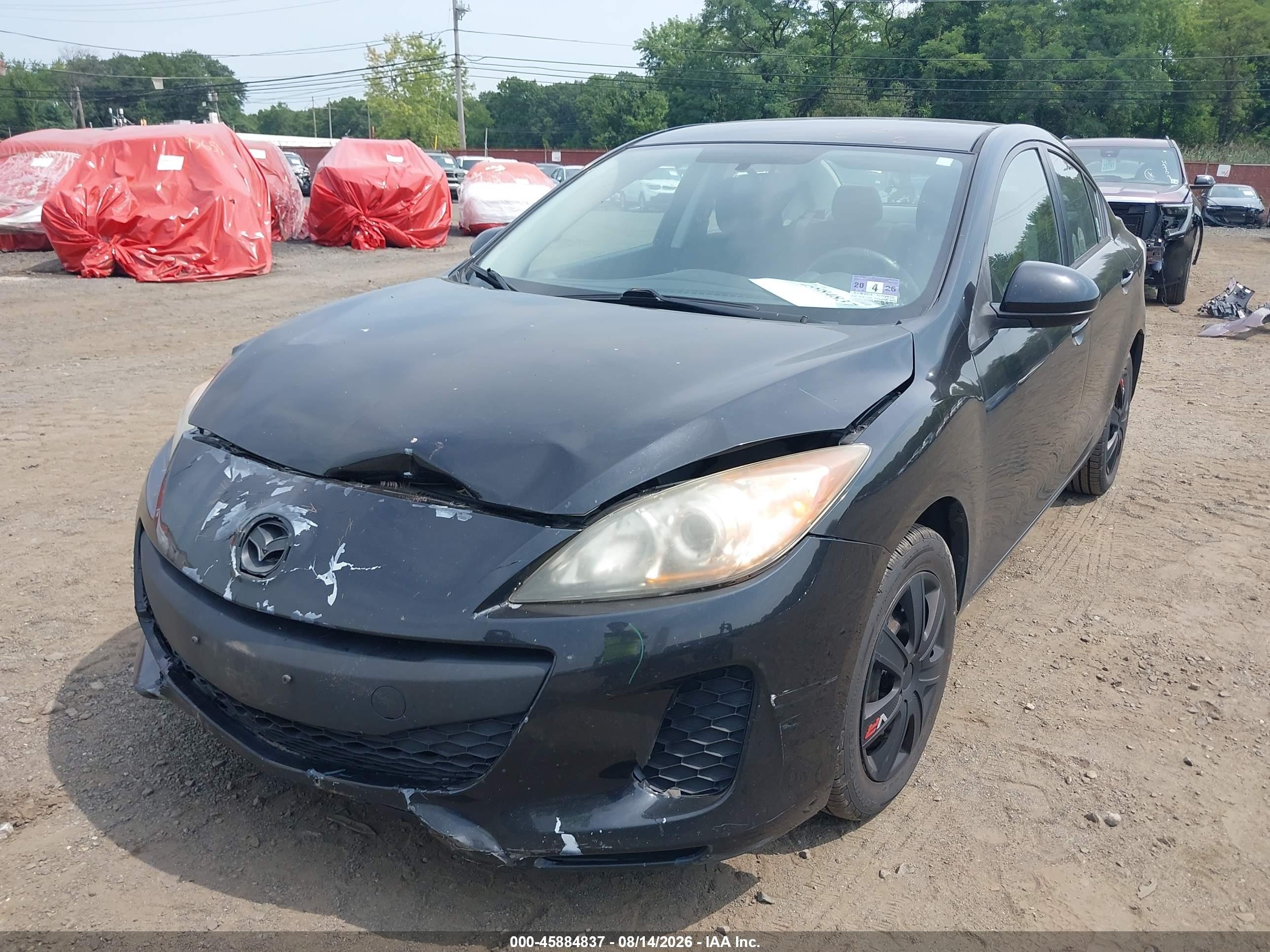 2013 Mazda Mazda3 I Sv Черный vin: JM1BL1TG8D1809292