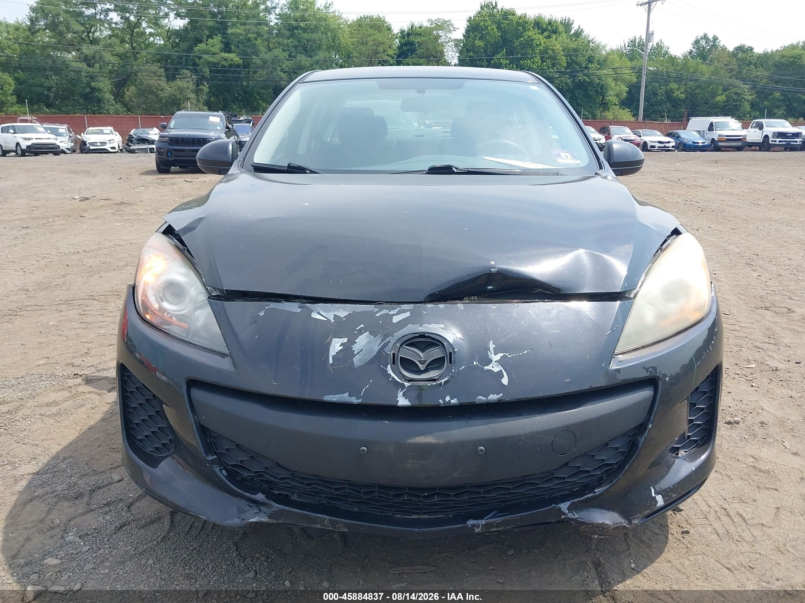 2013 Mazda Mazda3 I Sv Черный vin: JM1BL1TG8D1809292