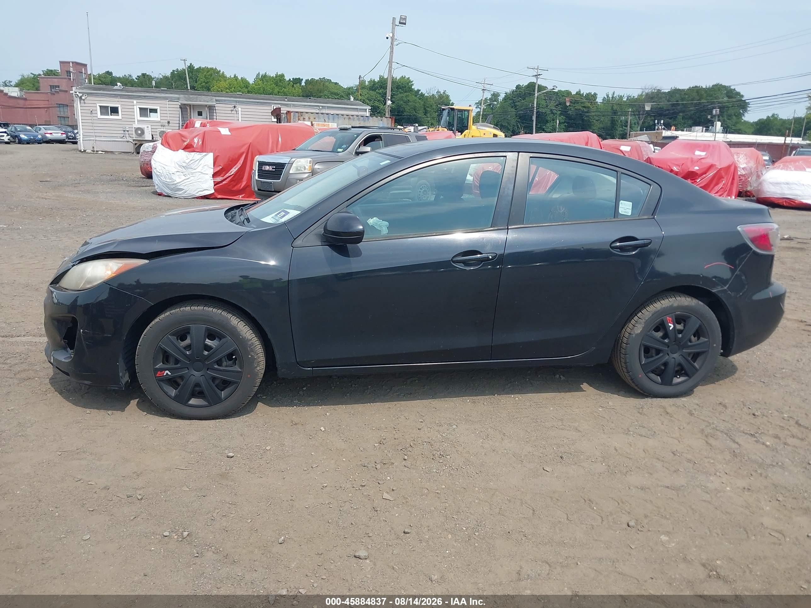 2013 Mazda Mazda3 I Sv Черный vin: JM1BL1TG8D1809292