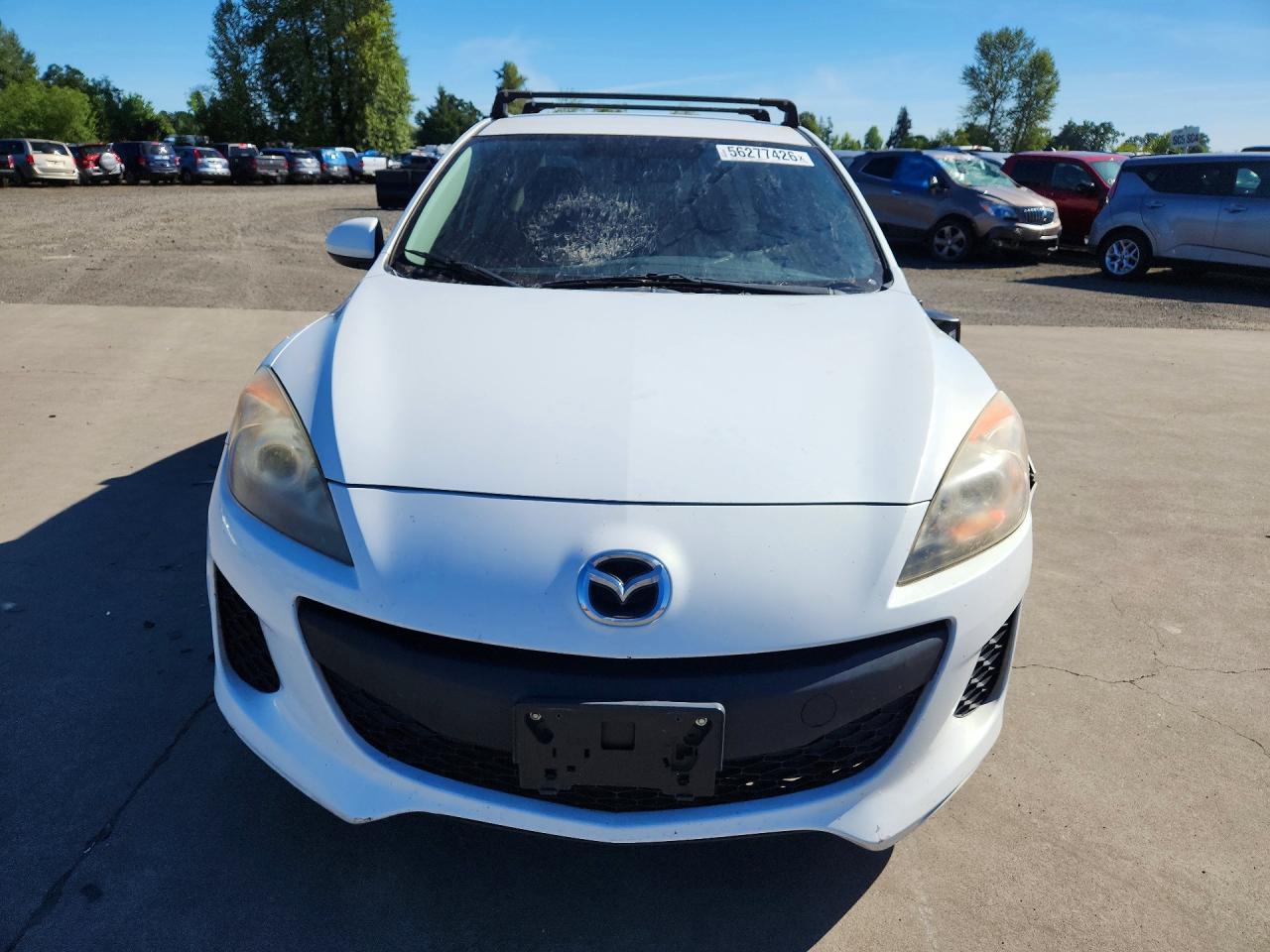 2013 Mazda 3 I Белый vin: JM1BL1TG9D1727944