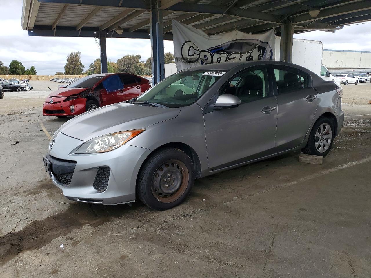 2013 Mazda 3 I Silver vin: JM1BL1TG9D1728642