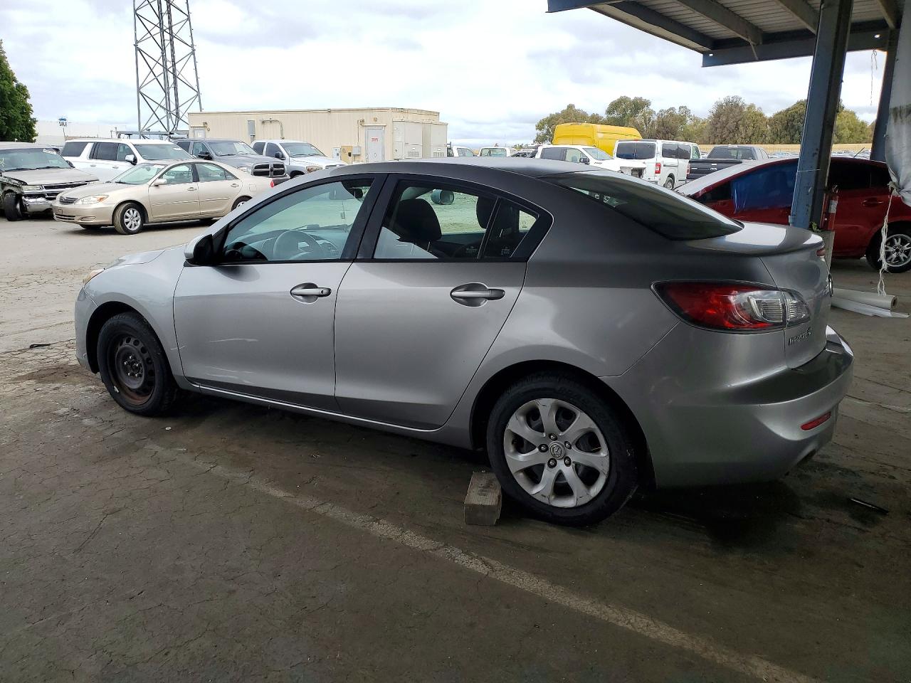 2013 Mazda 3 I Silver vin: JM1BL1TG9D1728642