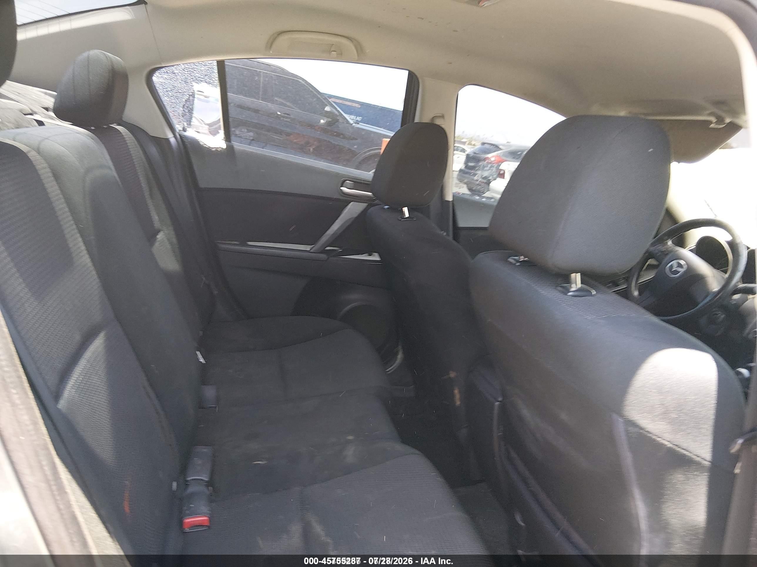 2013 Mazda Mazda3 I Sv Light Blue vin: JM1BL1TG9D1765173