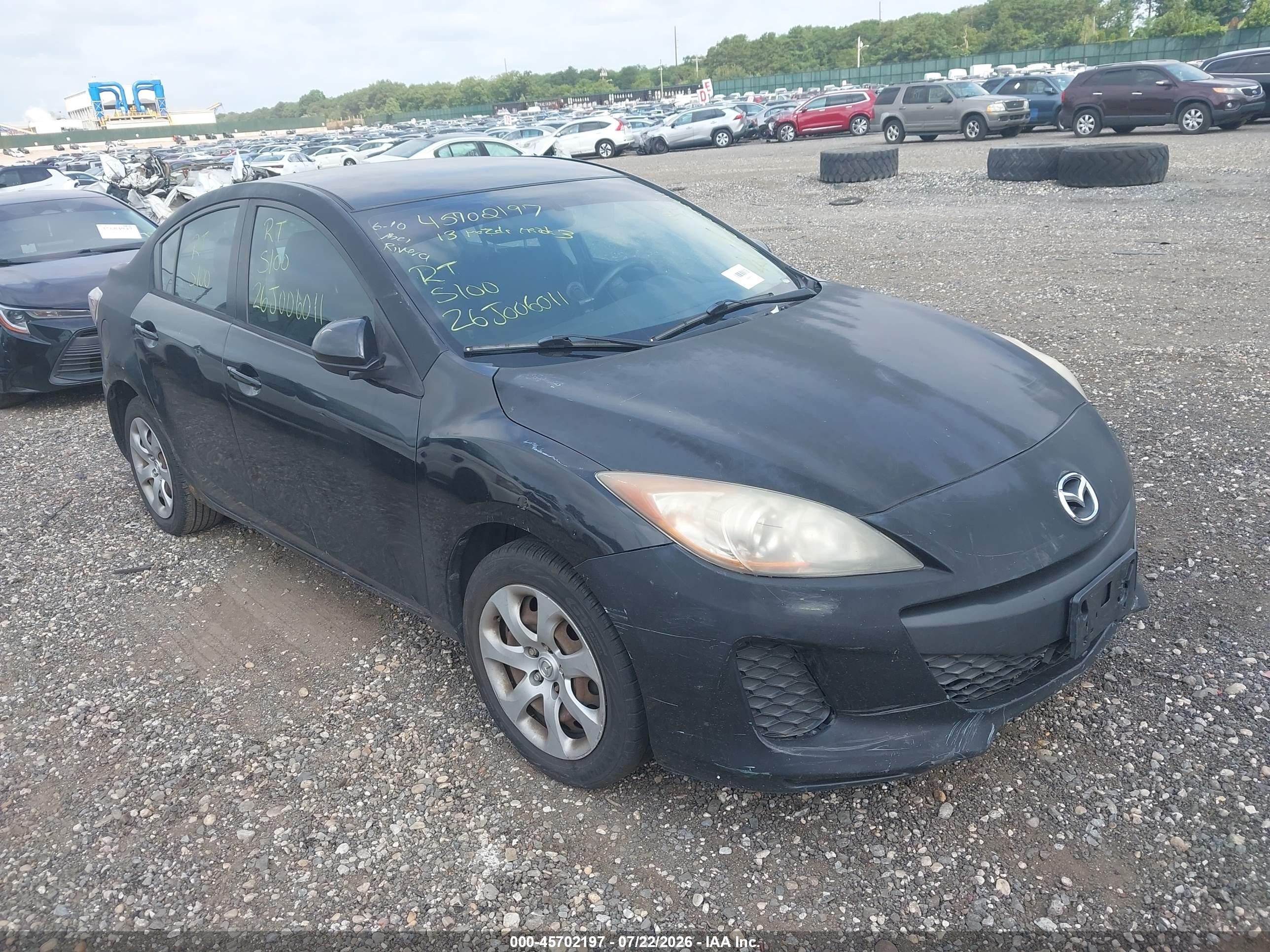 2013 Mazda Mazda3 I Sv Black vin: JM1BL1TG9D1809947