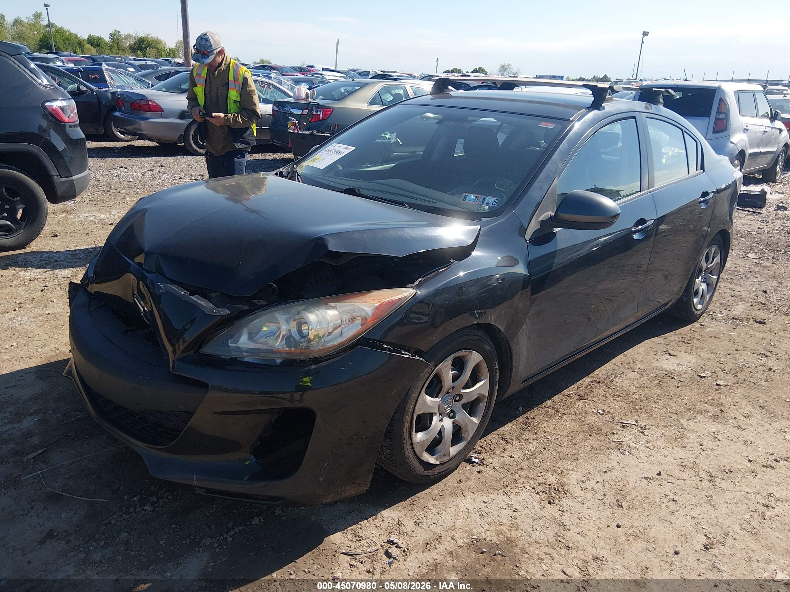 2013 Mazda Mazda3 I Sv Black vin: JM1BL1TG9D1823105