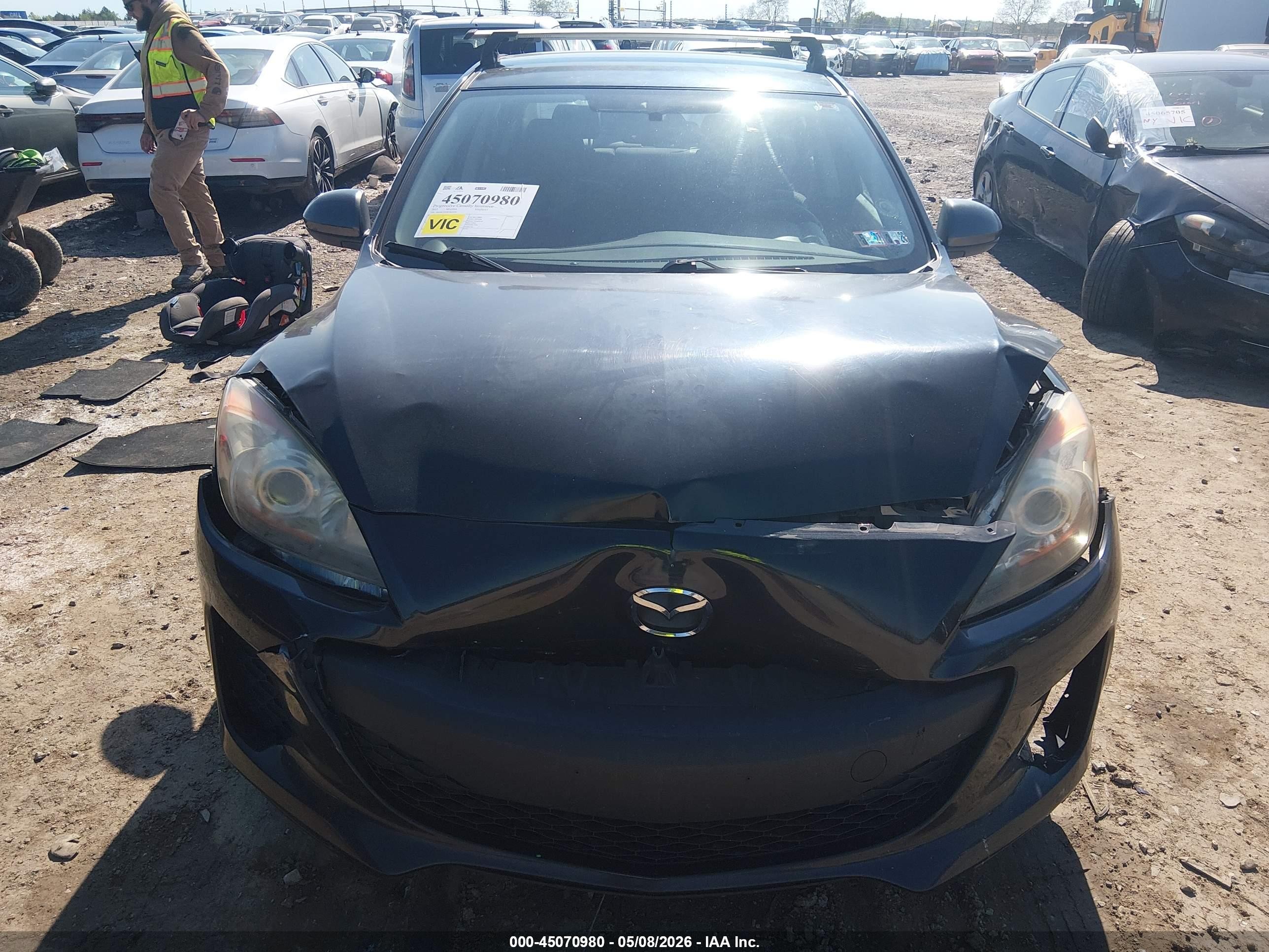 2013 Mazda Mazda3 I Sv Black vin: JM1BL1TG9D1823105