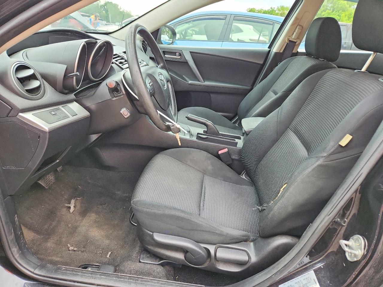 2013 Mazda 3 I Black vin: JM1BL1TGXD1722347