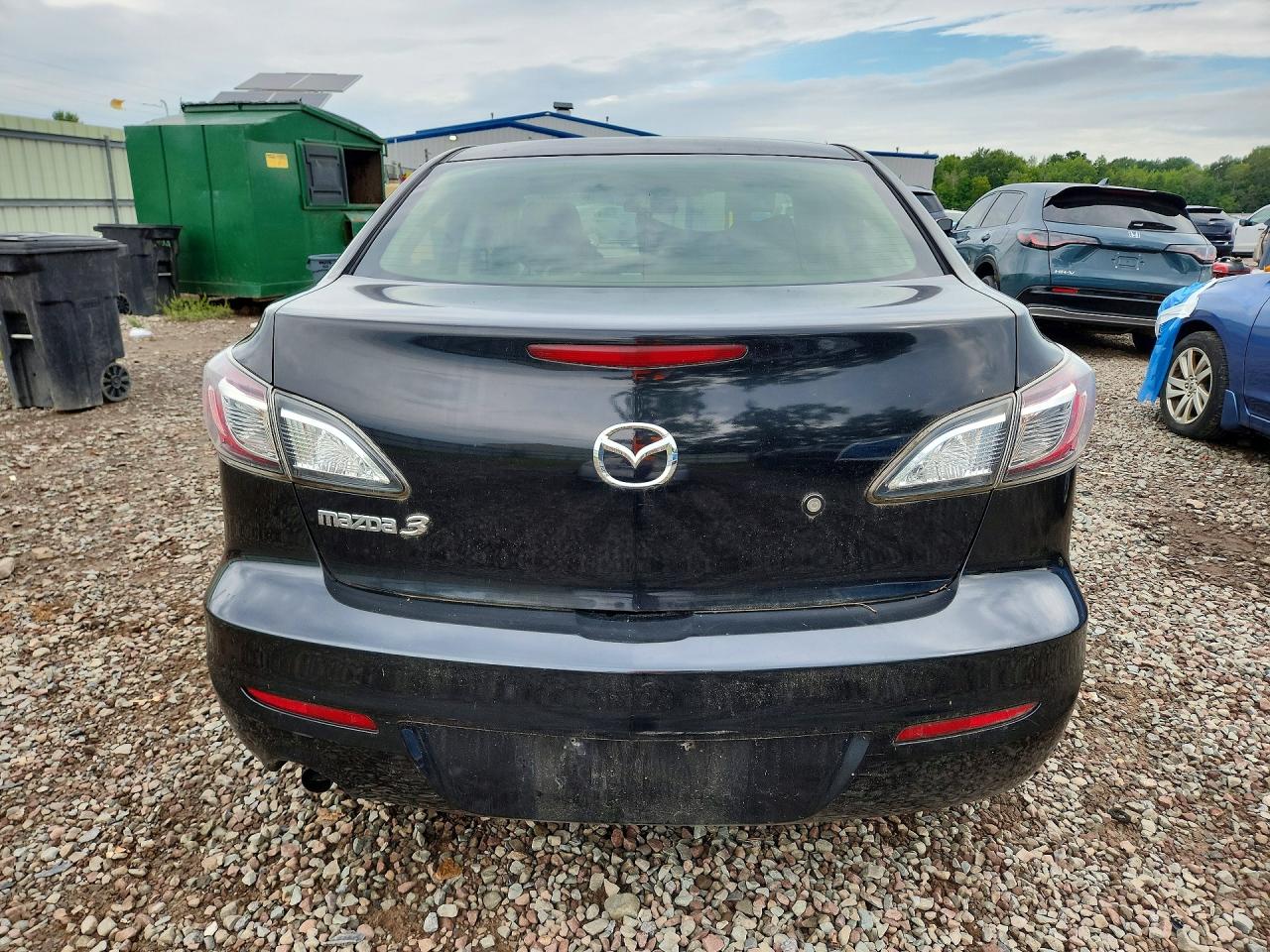 2013 Mazda 3 I Black vin: JM1BL1TGXD1722347