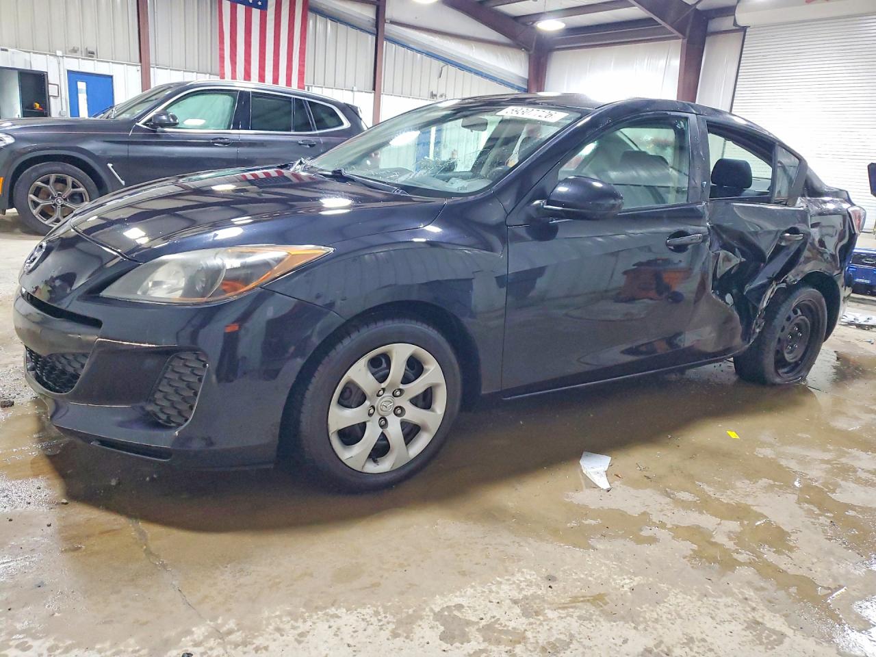 2013 Mazda 3 I Черный vin: JM1BL1TGXD1727418