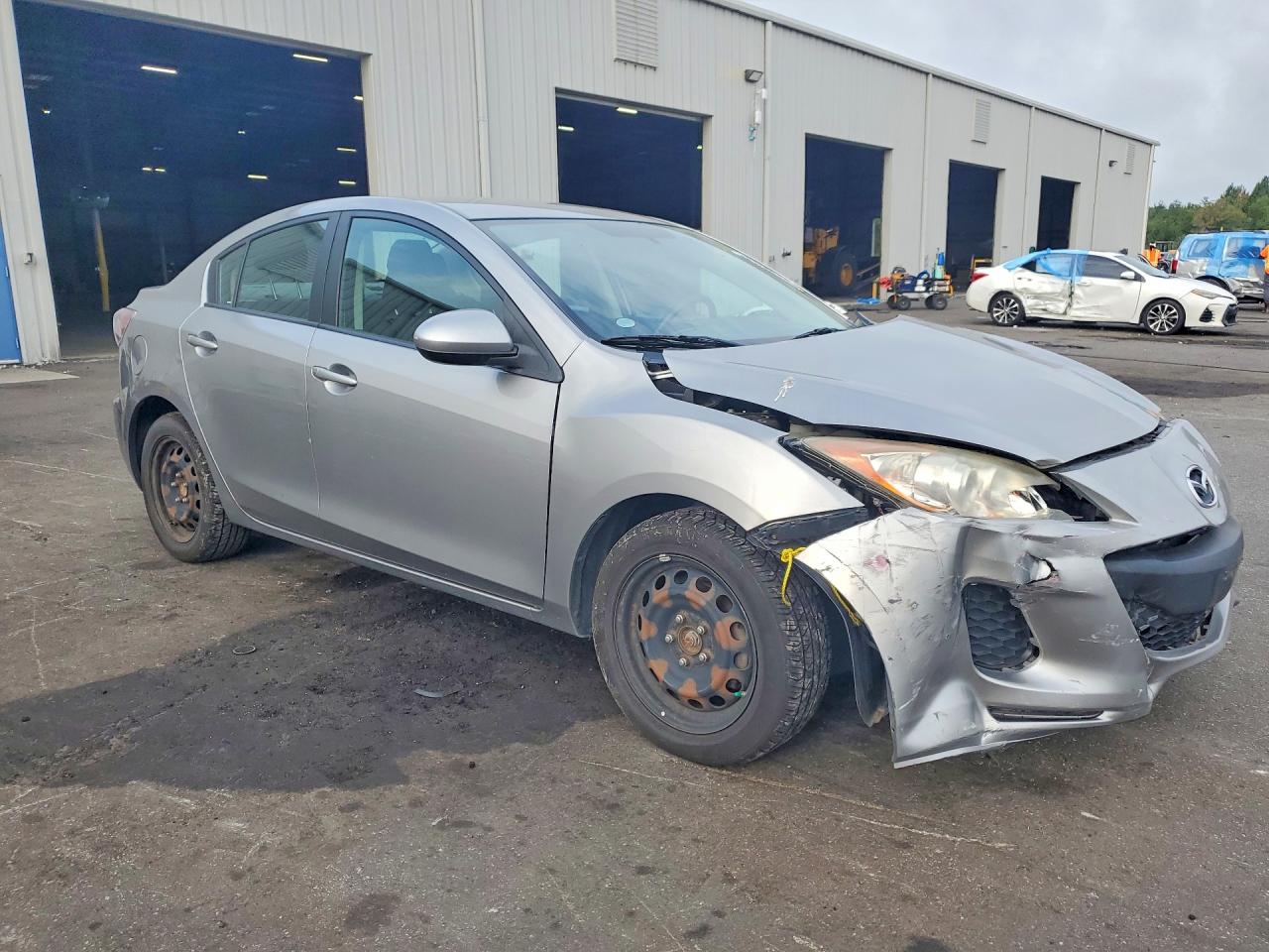 2013 Mazda 3 I Silver vin: JM1BL1TGXD1732179