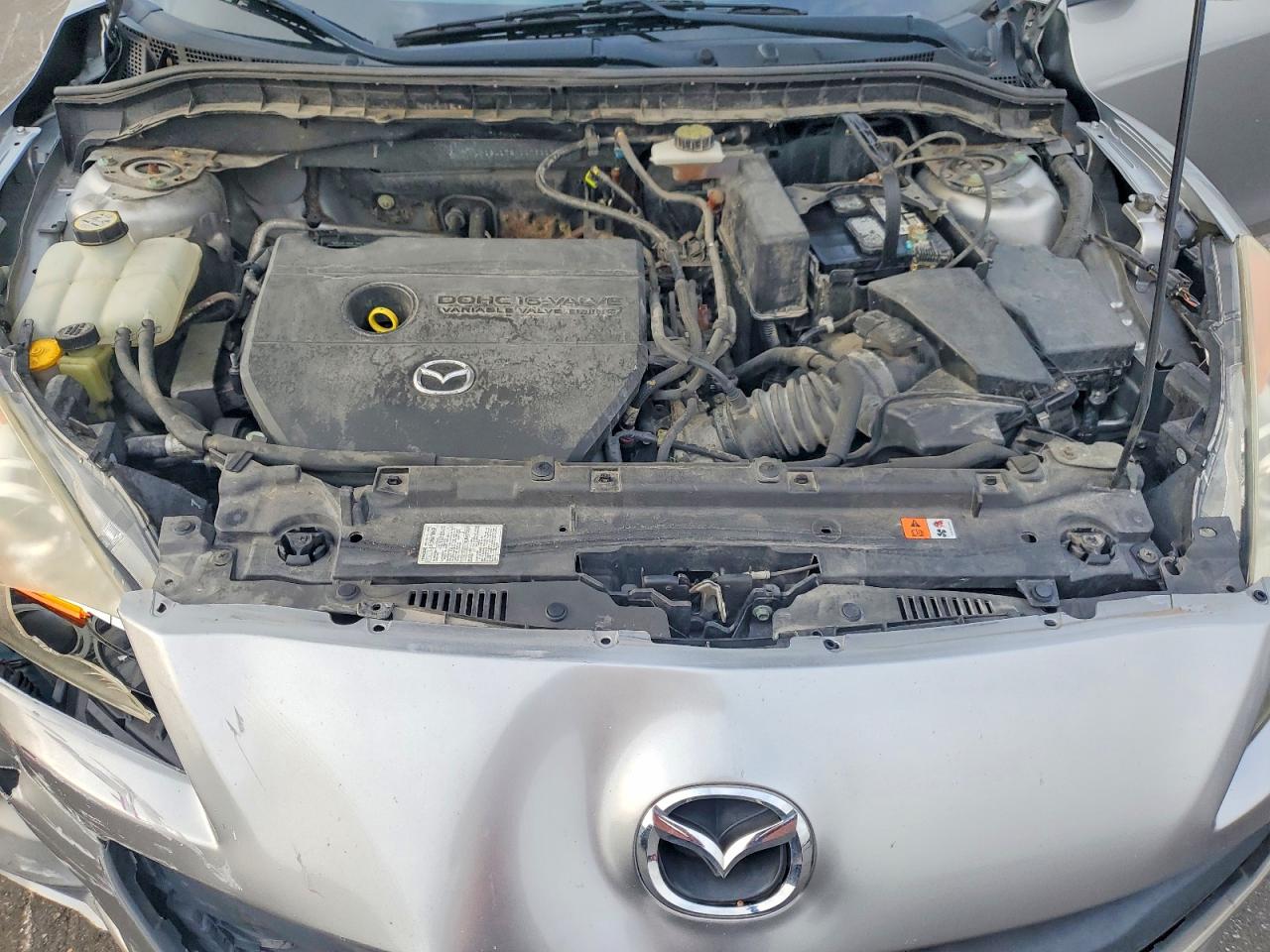 2013 Mazda 3 I Silver vin: JM1BL1TGXD1732179