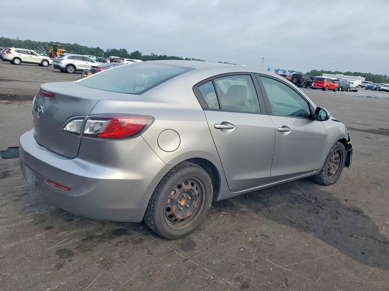 2013 Mazda 3 I Silver vin: JM1BL1TGXD1732179