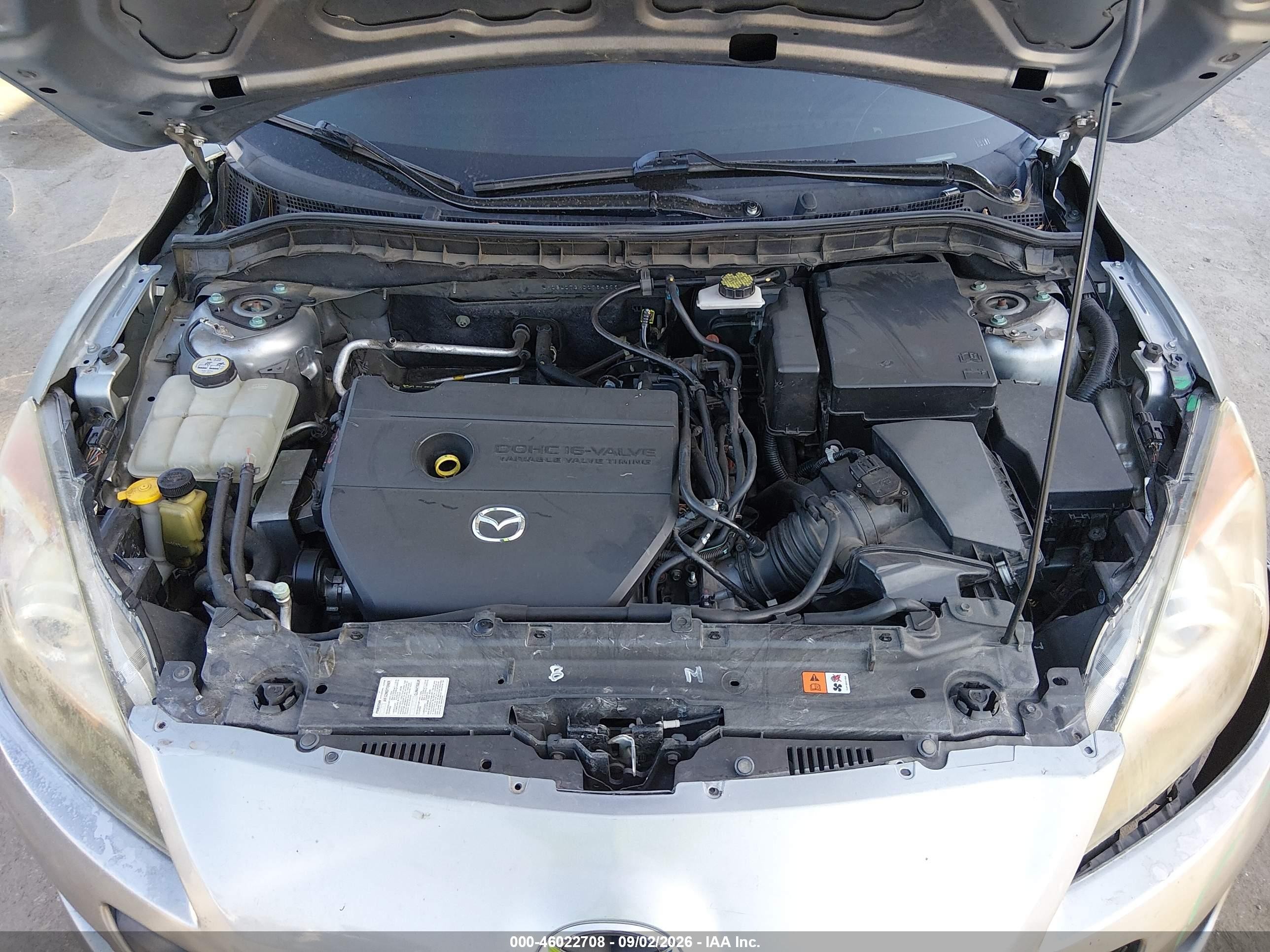 2013 Mazda Mazda3 I Sv Gray vin: JM1BL1TGXD1734675