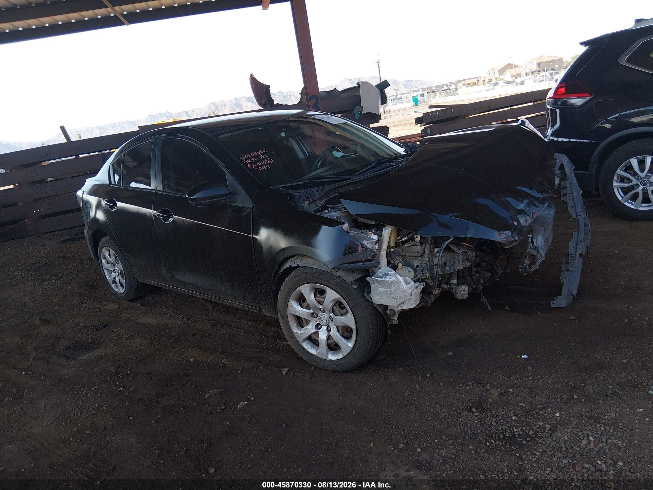 2013 Mazda Mazda3 I Sv Black vin: JM1BL1TGXD1837689