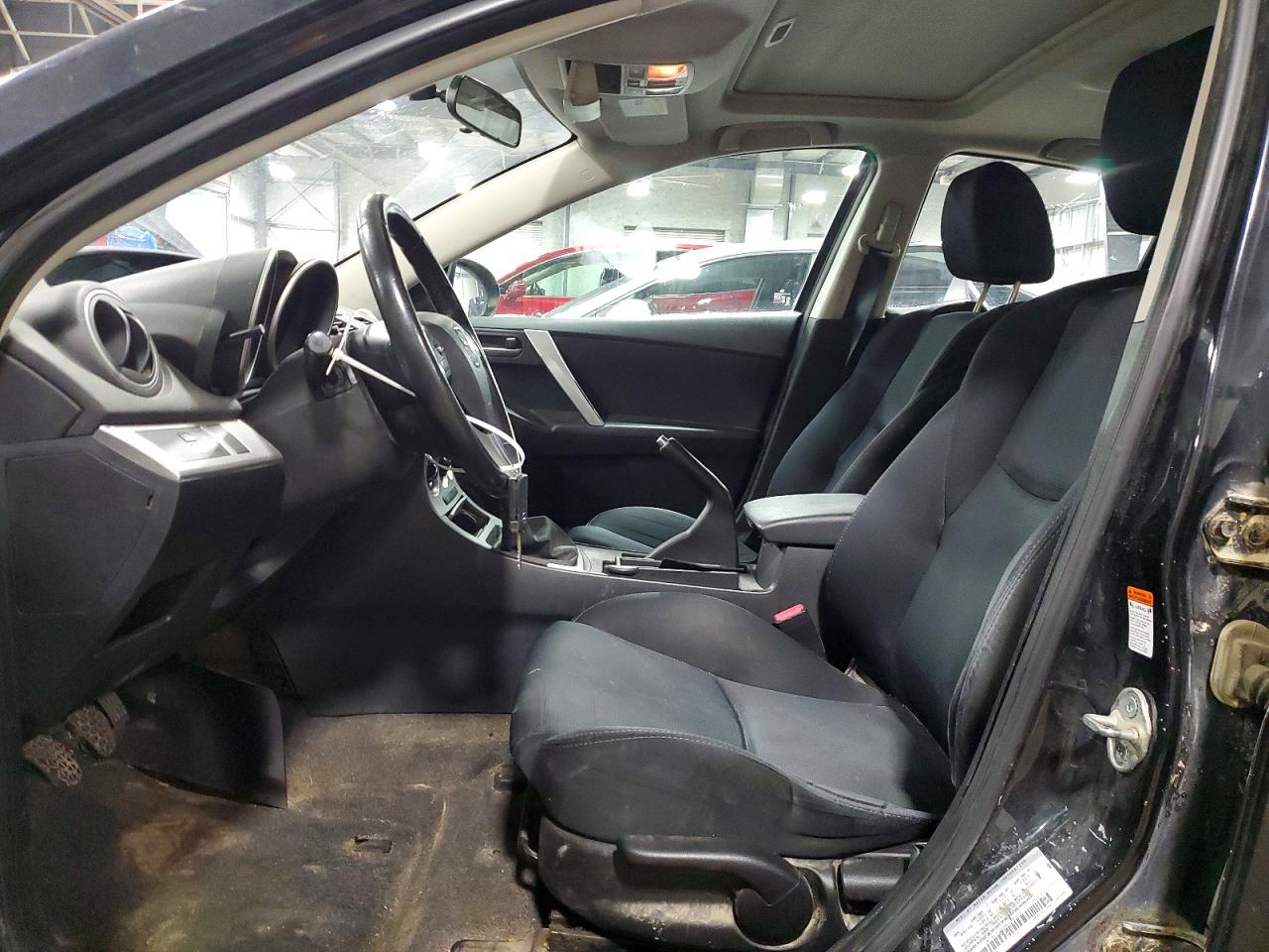 2011 Mazda 3 S Черный vin: JM1BL1U50B1386525